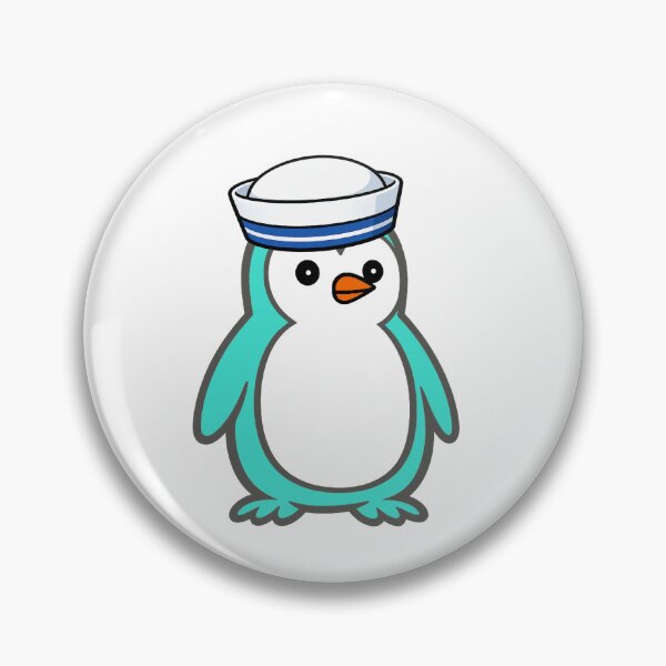 Item preview, Pippo Penguin Sailor - Cute cartoon penguin with sailor hat designed and sold by Pippo-Penguin.