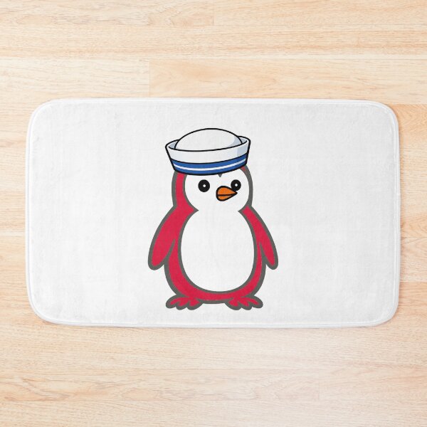 Item preview, Pippo Penguin Sailor - Cute cartoon penguin with sailor hat designed and sold by Pippo-Penguin.