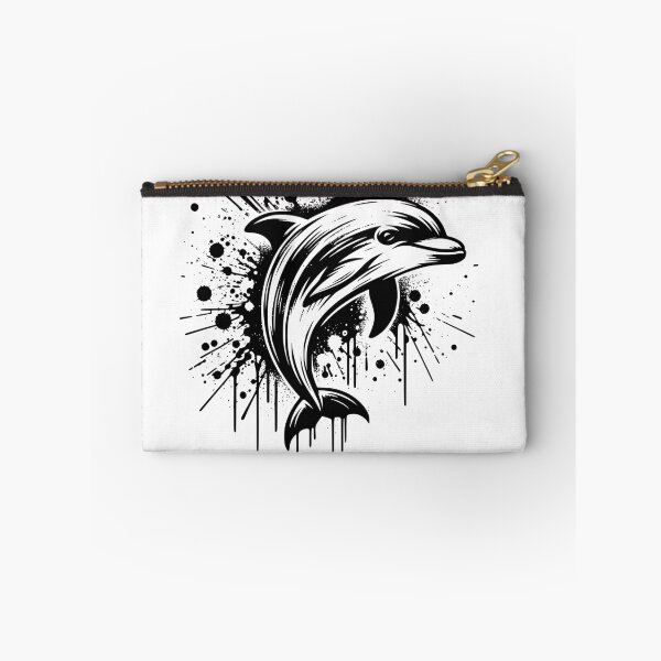Item preview, Dolphin jumping out of ocean classic t-shirt and stickers designed and sold by Knowvhere.