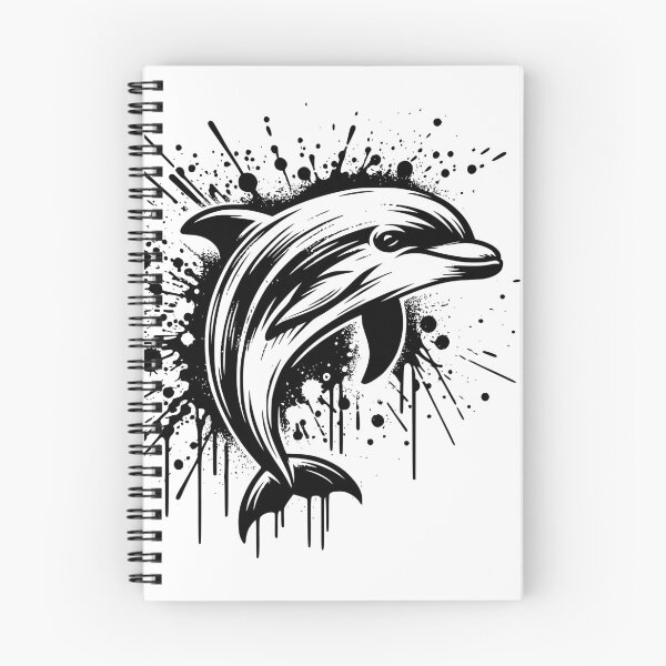 Item preview, Dolphin jumping out of ocean classic t-shirt and stickers designed and sold by Knowvhere.