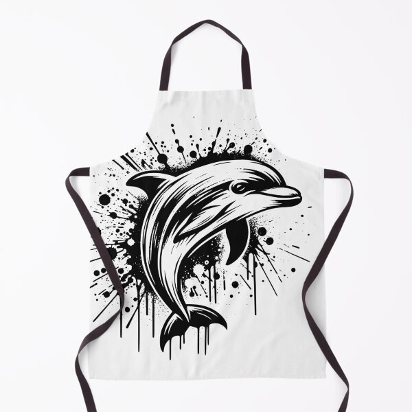 Item preview, Dolphin jumping out of ocean classic t-shirt and stickers designed and sold by Knowvhere.