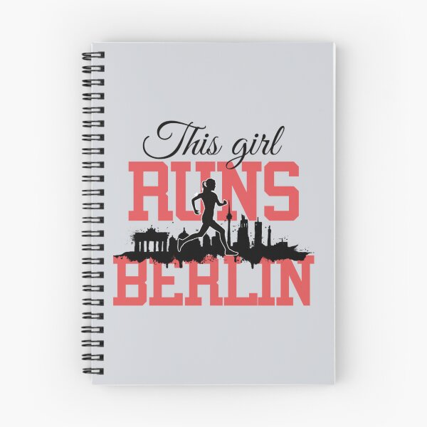 Item preview, This girl runs Berlin Marathon running shirt black   designed and sold by bassorickel6.