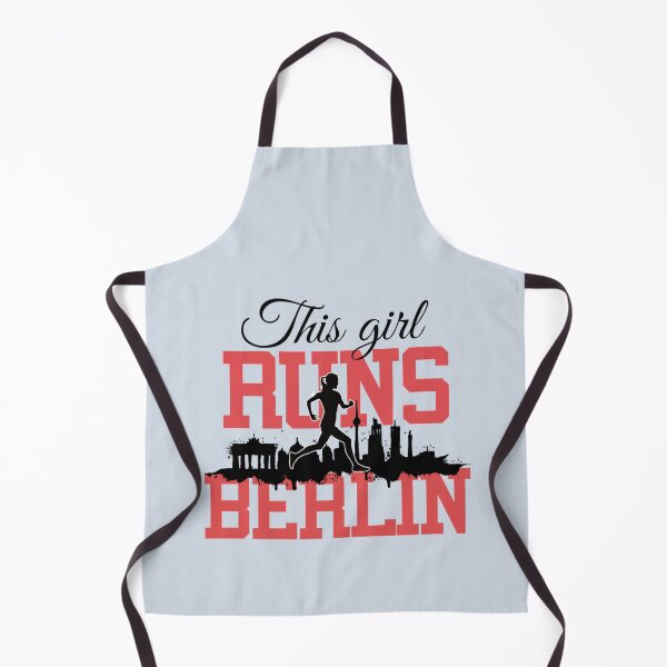 Item preview, This girl runs Berlin Marathon running shirt black designed and sold by bassorickel6.