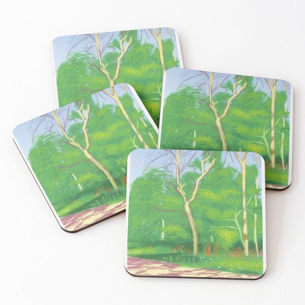 Item preview, David Hockney -  The Arrival Of Spring In Woldgate, East Yorkshire In  (twenty eleven) -  April - Signed Print by David Hockney undefinedr designed and sold by LILLIANSTRANGEy.