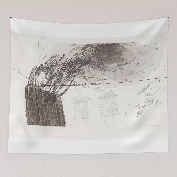Item preview, David Hockney -  The Fires Of Furious Desire - Signed Print by David Hockney undefinedr designed and sold by LILLIANSTRANGEy.