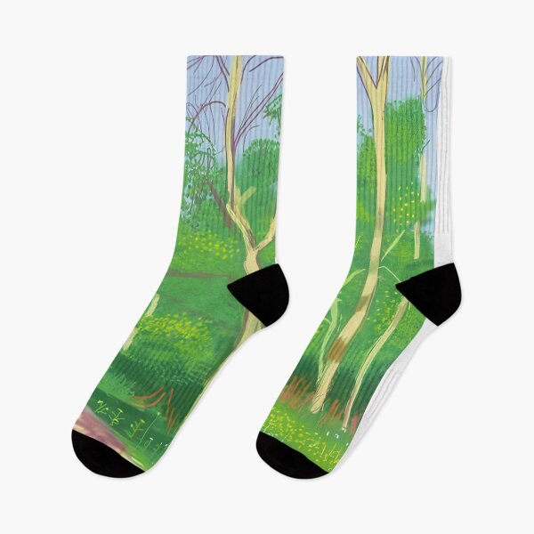 Item preview, David Hockney -  The Arrival Of Spring In Woldgate, East Yorkshire In  (twenty eleven) -  April - Signed Print by David Hockney undefinedr designed and sold by LILLIANSTRANGEy.