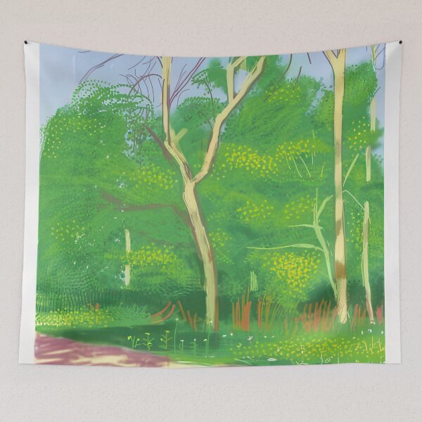Item preview, David Hockney -  The Arrival Of Spring In Woldgate, East Yorkshire In  (twenty eleven) -  April - Signed Print by David Hockney undefinedr designed and sold by LILLIANSTRANGEy.