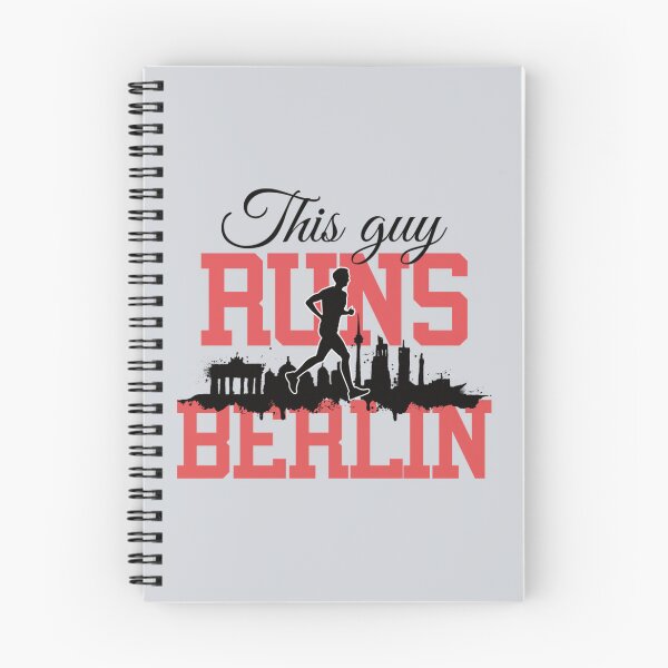 Item preview, This guy runs Berlin Marathon running shirt black   designed and sold by bassorickel6.