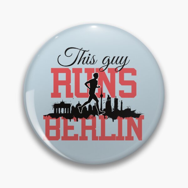 Item preview, This guy runs Berlin Marathon running shirt black   designed and sold by bassorickel6.