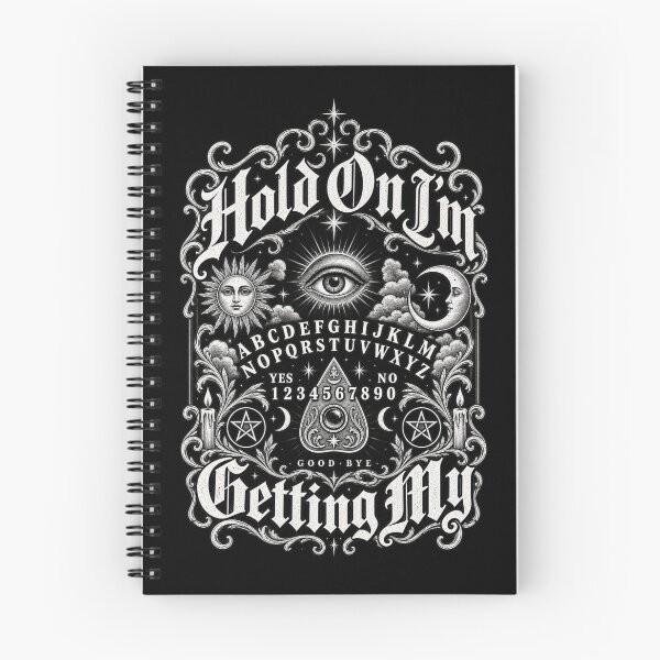 Item preview, Hold On I’m Getting My Gothic Ouija Spirit Board Vintage Occult Design designed and sold by DijaMar.