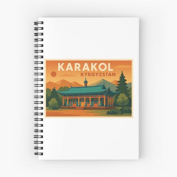 Item preview, Karakol Kyrgyztan designed and sold by Eclectic Wanderer .