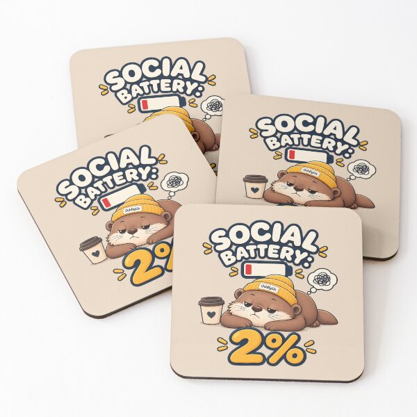 Item preview, Social Battery  designed and sold by Oddly-Us.