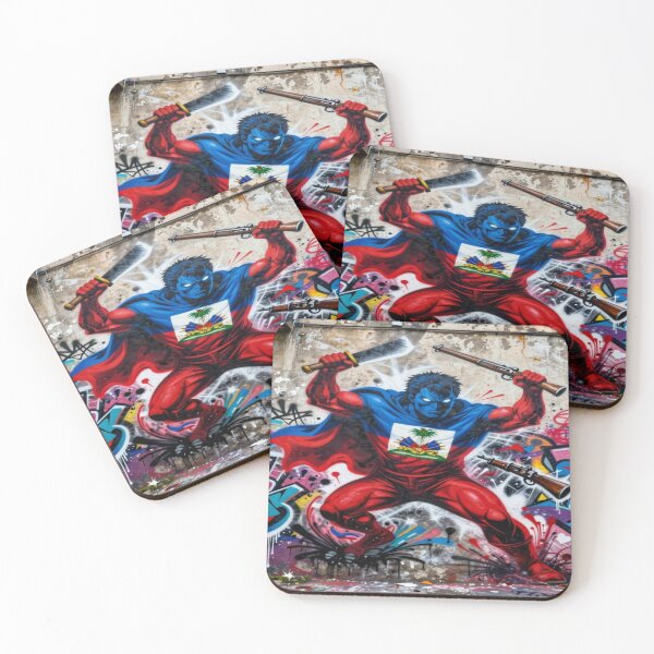 Item preview, Haitian Warrior Revolution Flag Fighter designed and sold by Lespribos .