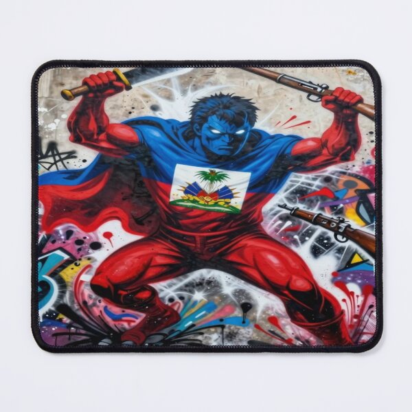 Item preview, Haitian Warrior Revolution Flag Fighter designed and sold by Lespribos .