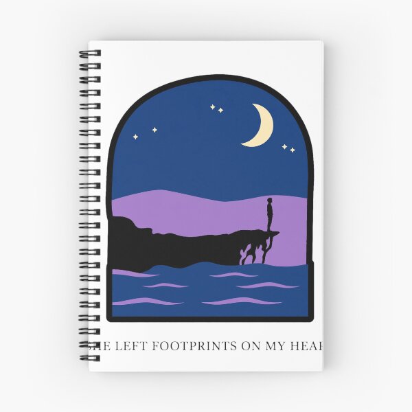Item preview, She Left Footprints On My Heart Memorial Cliff Shirt designed and sold by serip3002.