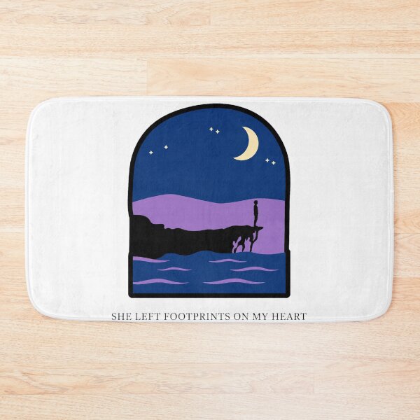 Item preview, She Left Footprints On My Heart Memorial Cliff Shirt designed and sold by serip3002.
