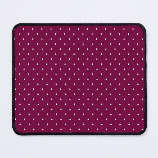 Item preview, White Mini Polka Dots on Burgundy designed and sold by RishabhArts1.