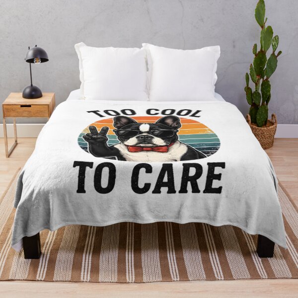 Item preview, Cool French Bulldog Peace Sign Too Cool To Care designed and sold by Pyt27.