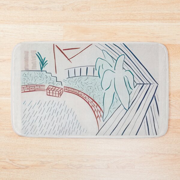 Item preview, David Hockney -  My Pool And Terrace - Signed Print by David Hockney undefinedr designed and sold by LILLIANSTRANGEy.