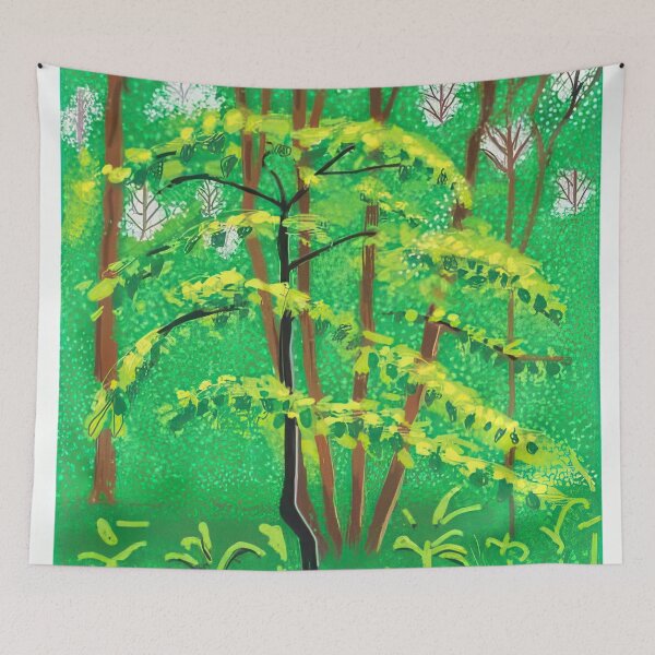 Item preview, David Hockney -  The Arrival Of Spring In Woldgate, East Yorkshire In  (twenty eleven) -  May - Signed Print by David Hockney undefinedr designed and sold by LILLIANSTRANGEy.