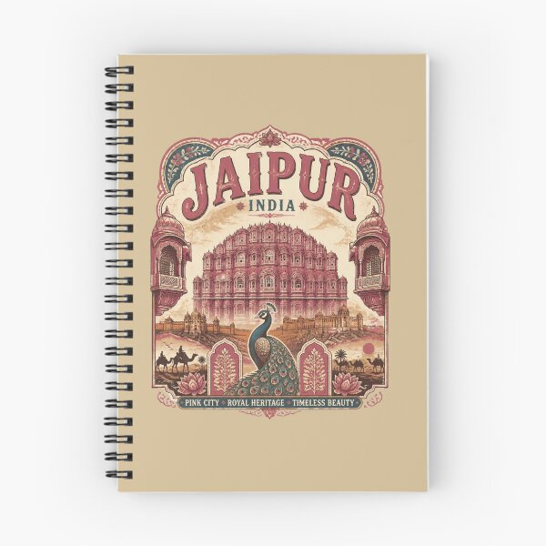 Item preview, Jaipur India T-Shirt – Pink City Rajasthan Travel Souvenir, Indian Heritage & Jaipur City Gift ver 2 designed and sold by mndesignworx.