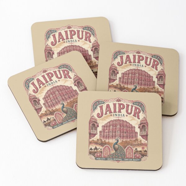 Item preview, Jaipur India T-Shirt – Pink City Rajasthan Travel Souvenir, Indian Heritage & Jaipur City Gift ver 2 designed and sold by mndesignworx.