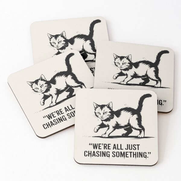 Item preview, Banksy Cat - We're all just chasing something designed and sold by 123ks.