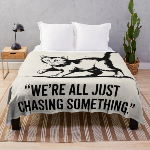 Item preview, Banksy Cat - We're all just chasing something designed and sold by 123ks.