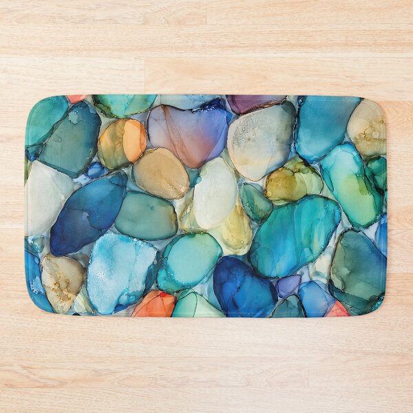 Item preview, Florida Keys Sea Glass – Tropical Coastal Abstract designed and sold by newnomads-art.
