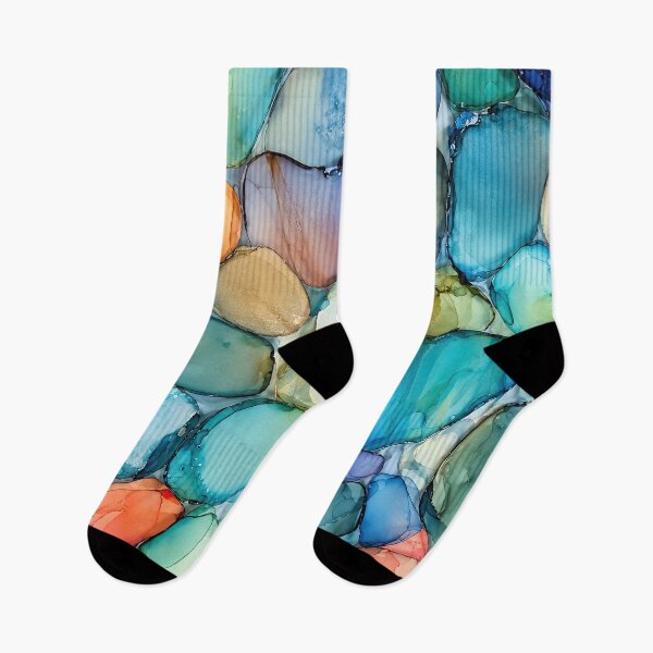 Item preview, Florida Keys Sea Glass – Tropical Coastal Abstract designed and sold by newnomads-art.