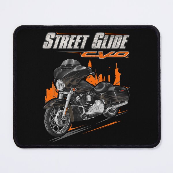 Item preview, Motorcycle Street Glide CVO FLHXSE 2015 Starfire Black & Gold Dust Flames for Motorcycle Riders designed and sold by MotoApparelHub.
