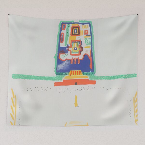 Item preview, David Hockney -  Red Square And The Forbidden City - Signed Print by David Hockney undefinedr designed and sold by LILLIANSTRANGEy.