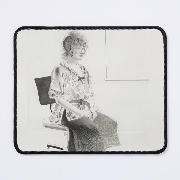 Item preview, David Hockney - Celia Seated In An Office Chair (black state) - Signed Print by David Hockney undefinedr designed and sold by LILLIANSTRANGEy.