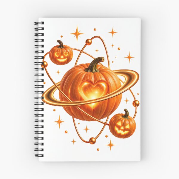 Item preview, Pumpkin Heart in Orbit designed and sold by DansCreations42.