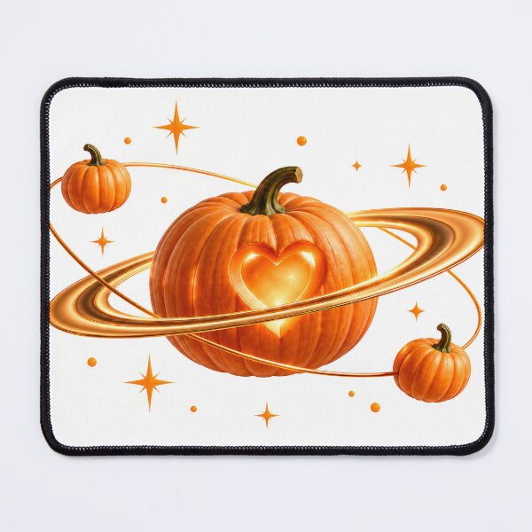 Item preview, Pumpkin Heart in Orbit designed and sold by DansCreations42.