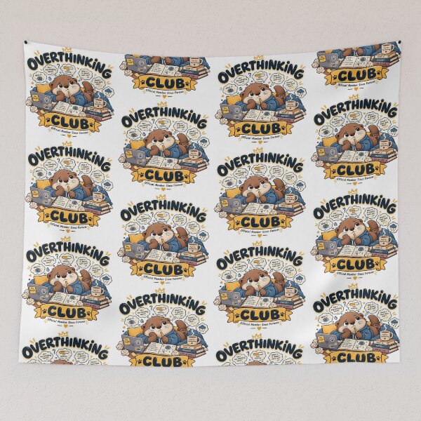Item preview, Overthinking Club designed and sold by Oddly-Us.