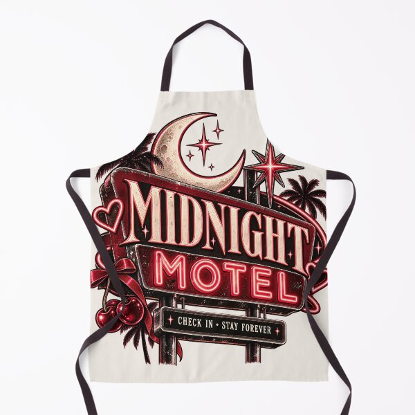 Item preview, Midnight Motel – Retro Y2K Gothic Neon Aesthetic Graphic designed and sold by SaNaCreation13.