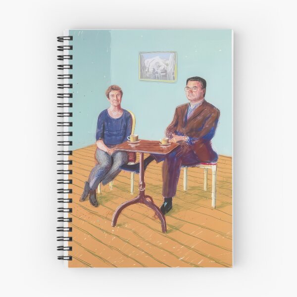 Item preview, David Hockney -  Michelle And John Spike - Signed Print by David Hockney undefinedr designed and sold by LILLIANSTRANGEy.