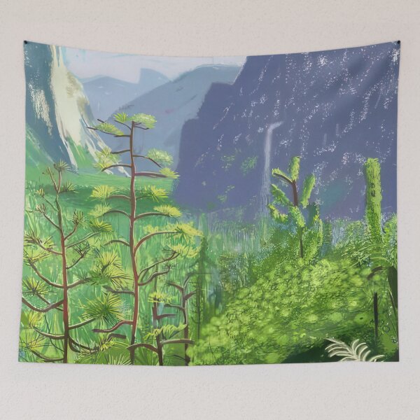 Item preview, David Hockney -  Yosemite I, October th  - Signed Print by David Hockney undefinedr designed and sold by LILLIANSTRANGEy.