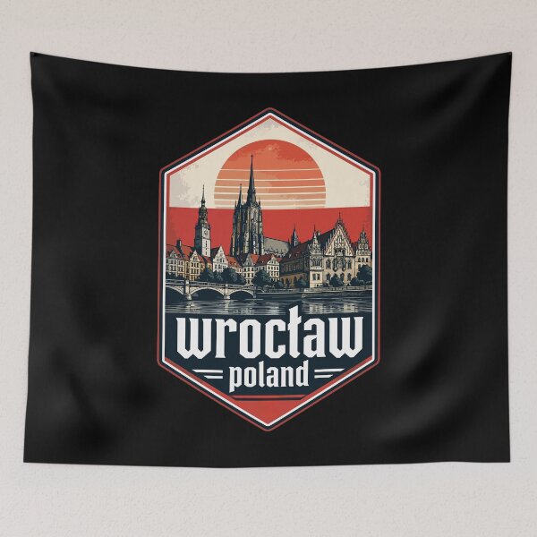 Aperçu de l'œuvre Ville de Wroclaw, Pologne, Vintage créée et vendue par TomFrontierArt.