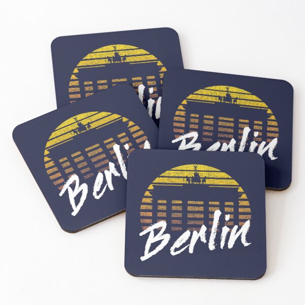 Item preview, Berlin Design Berlin Skyline Vintage Look Sunset Brandenburg Gate Gift Souvenir    designed and sold by bassorickel6.