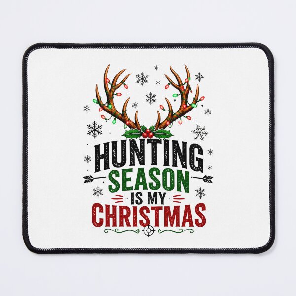 Item preview, Hunting Christmas Reindeer Antler Snowflake Holiday Shirt designed and sold by Mahilis.