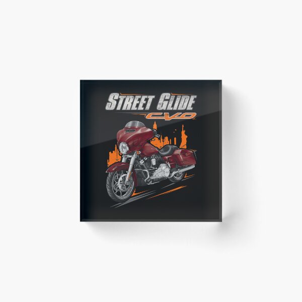 Item preview, Motorcycle Street Glide CVO FLHXSE 2016 Atomic Red & Candy Apple Flames for Motorcycle Riders designed and sold by MotoApparelHub.