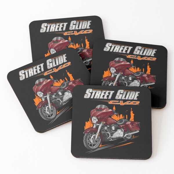 Item preview, Motorcycle Street Glide CVO FLHXSE 2016 Atomic Red & Candy Apple Flames for Motorcycle Riders designed and sold by MotoApparelHub.