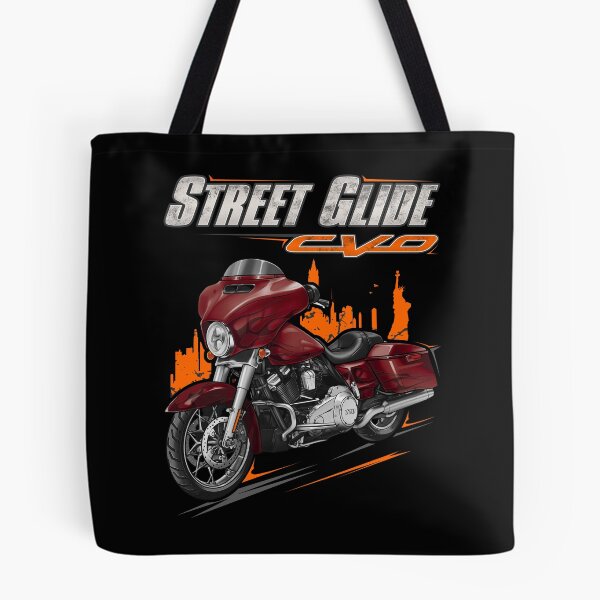 Item preview, Motorcycle Street Glide CVO FLHXSE 2016 Atomic Red & Candy Apple Flames for Motorcycle Riders designed and sold by MotoApparelHub.