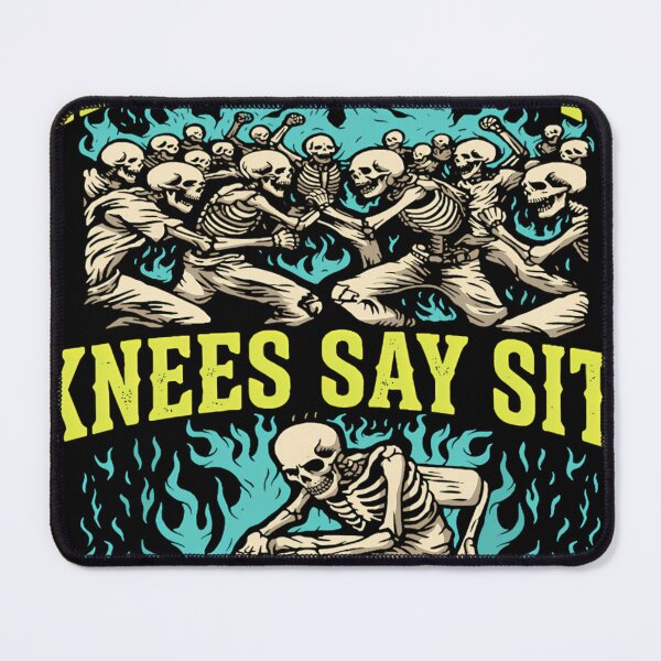 Item preview, Heart Says Pit Knees Say Sit designed and sold by Caresoster.