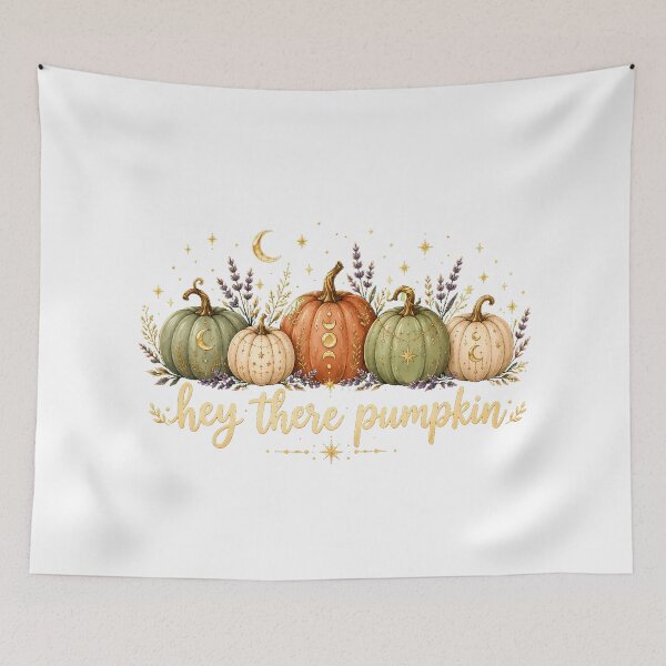 Item preview, Celestial Autumn Pumpkin Witchy Whimsigoth Fall designed and sold by chattsuede.