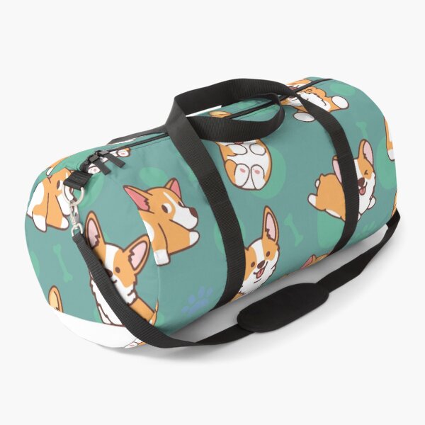 Item preview, Corgi Puppy Fun - Green designed and sold by DogsHearted.