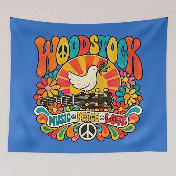Item preview, Woodstock – Music, Peace & Love designed and sold by OzyWear.