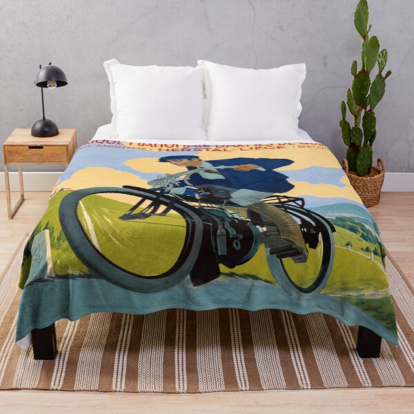 Item preview, Vintage Motorcycle Wall Art, Fabrique Nationale Poster, Marcello Dudovich Vintage Travel Art designed and sold by RickE.